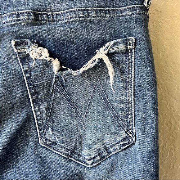 MOTHER SZ 29 high waisted looker ankle fray get your groove back - Picture 5 of 7